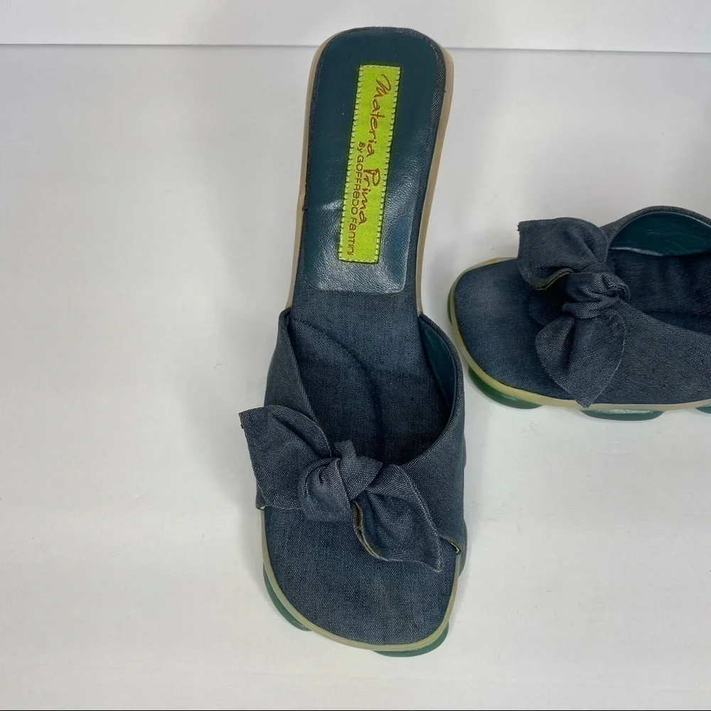 Materia Prima Denim Heels